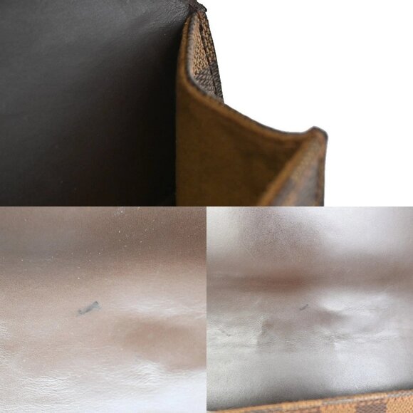 LOUIS VUITTON Altona PM Briefcase Hand Bag Damier Leather Brown - Picture 7 of 16